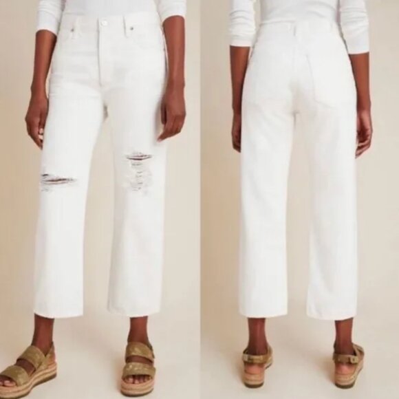 NWT CoH Premium Vintage Emery High Rise Relaxed Crop Moonstone Jeans Size 28 - Picture 1 of 10